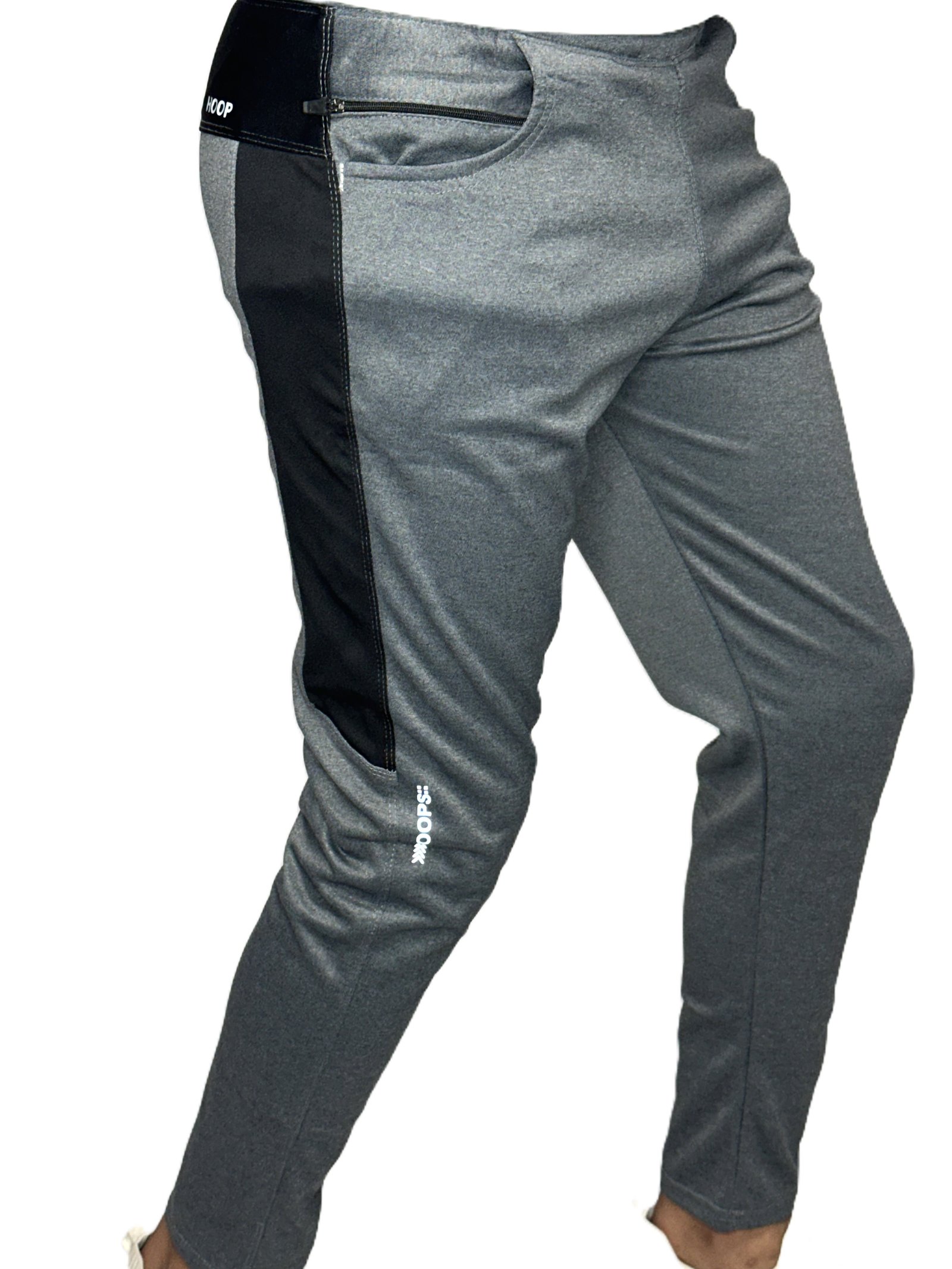 Grey Slim-fit Track Pant